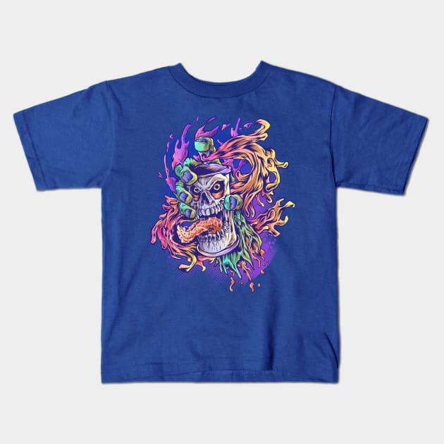 Sprayed! Kids T-Shirt by XXII Designs